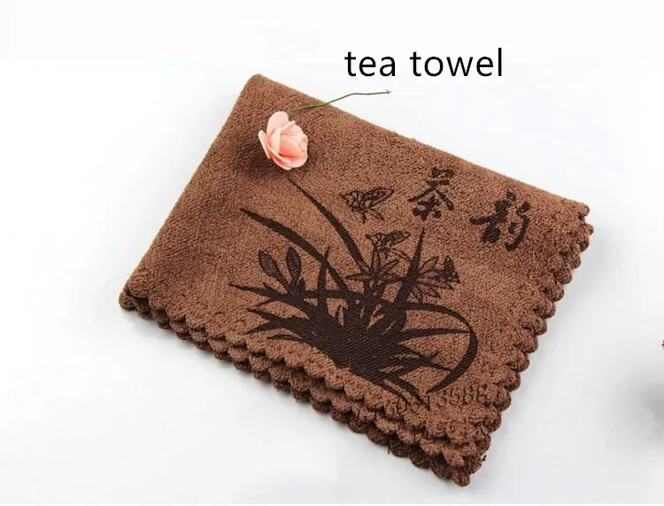 tea towel Керамическая чайная банка, китайский кунг-фу канистра, чайный набор, аксессуары, чайная банка, банки, коробка, для дома и офиса, чайная посуда C - Цвет: tea towel