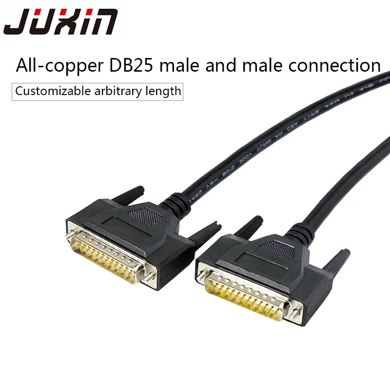 Кабель с 25 контактами DB25 для последовательного порта мужской/мужской кабель RS232