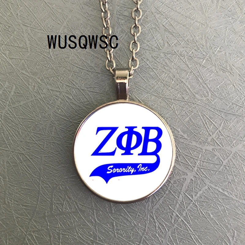 Лидер продаж! Zeta Phi Beta женское ожерелье 4 стиля ZPB символ искусство картина из
