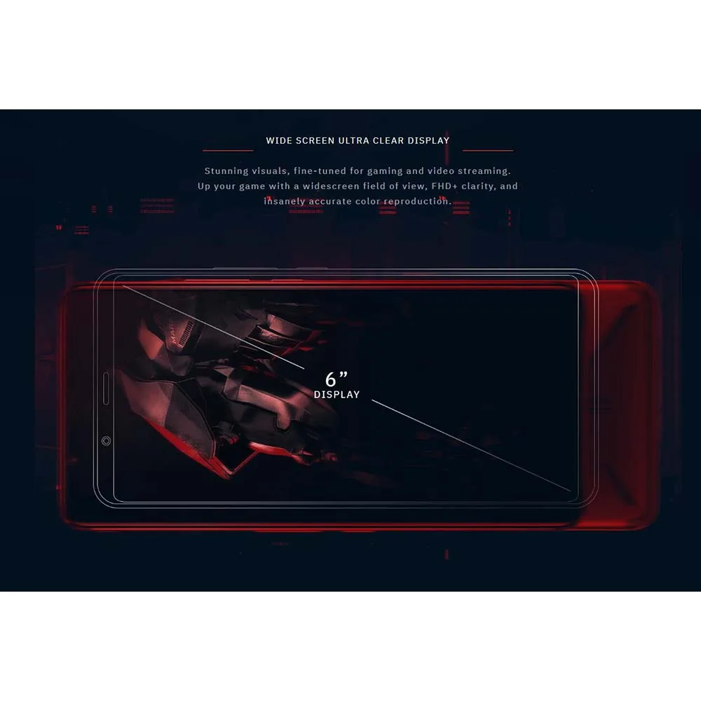 Игровой телефон zte Nubia Red Magic Mars, 6,0 дюймов, 6 ГБ/8 ГБ ОЗУ, 64 ГБ/128 Гб ПЗУ, Восьмиядерный процессор Snapdragon 845, 16 МП, мобильный телефон Android 9,0