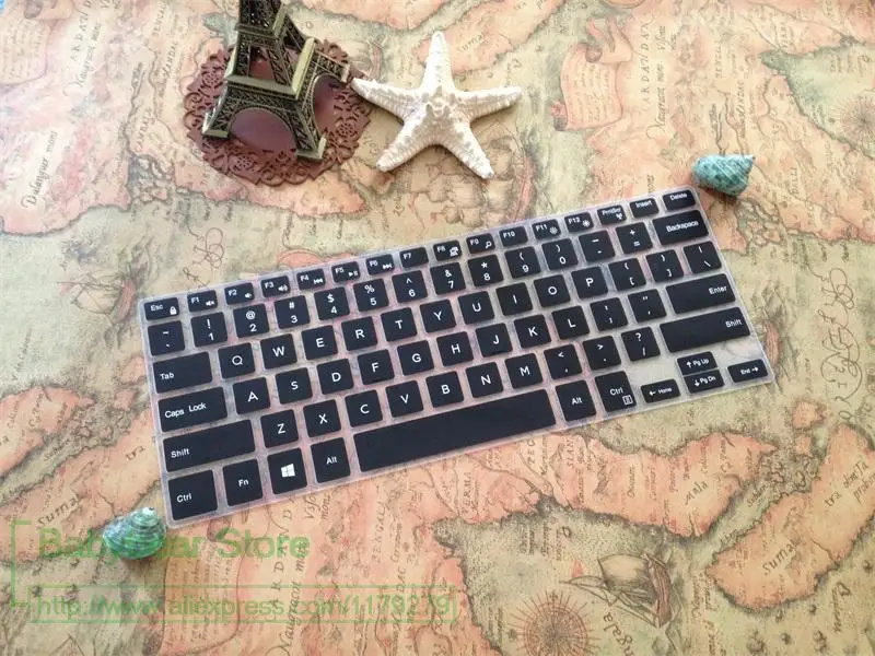 Силиконовый чехол для клавиатуры ноутбука Dell Inspiron 14 3446 3447 3442 5442 14C 14CR 3000 серии