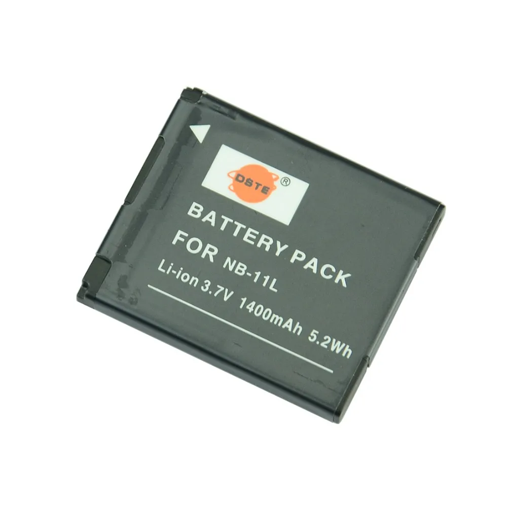 DSTE 2x NB-11L NB-11LH батарея+ USB зарядное устройство для Canon PowerShot A2500 A2600 SX400 IS IXUS 275 HS IXUS 240 IXY 220F IXY 420F