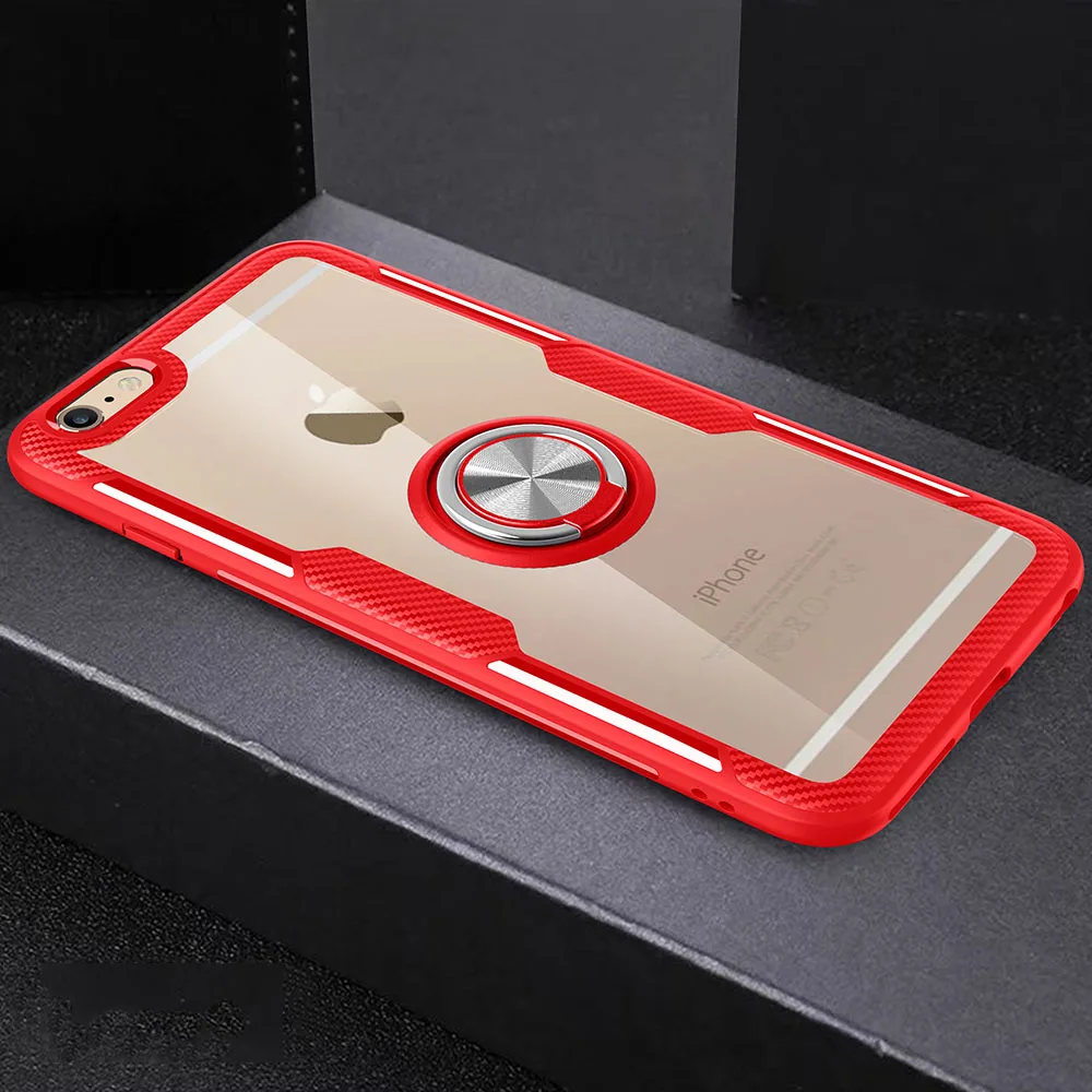 Прозрачный Магнитный чехол для телефона iPhone XR Xs Max X 8 7 6S 6 Plus из закаленного стекла