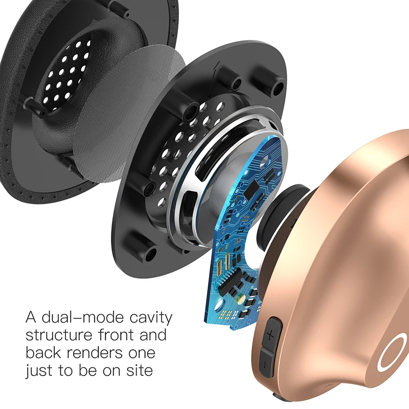 Беспроводные Bluetooth наушники Baseus D01 Складные стерео с шумоподавлением