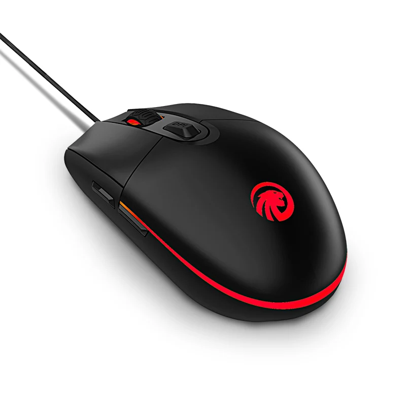 Проводная RGB 7 цветов светодиодный светильник F102 дышащая 2500DPI 6 кнопок USB