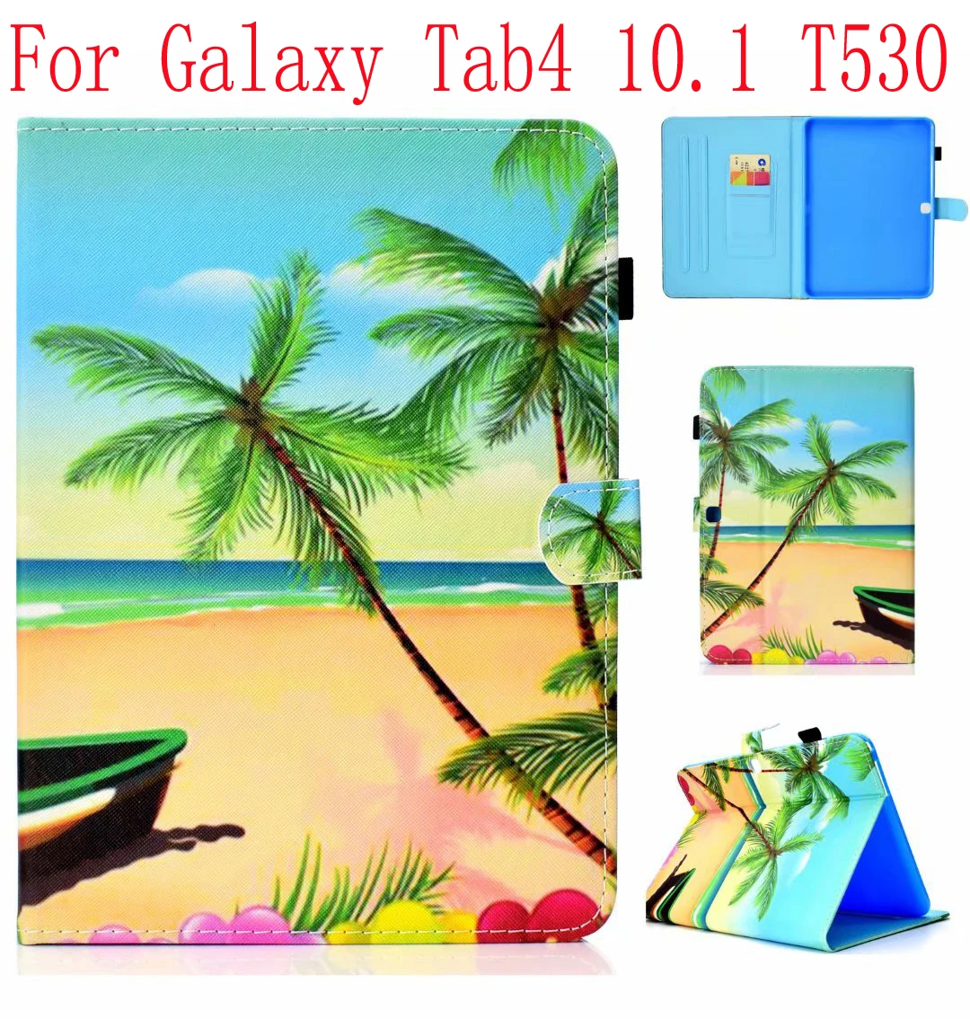 Чехол-книжка для планшета Galaxy Tab 4 10 1 ''T530 кожаный | Компьютеры и офис