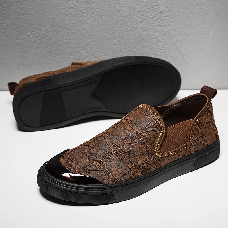 Misalwa/Мужская обувь; высокое качество; Zapatos de Hombre; ; Лоферы без шнуровки; нескользящие мужские мокасины для вождения в стиле ретро; обувь для отдыха