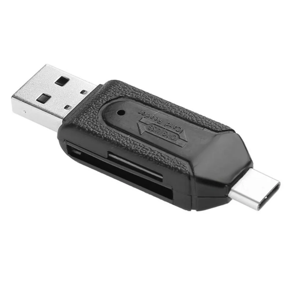 Мини OTG USB 2 0 Type-C кардридер для SD TF карты Micro Type C | Компьютеры и офис