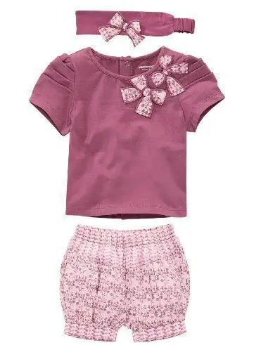 Детская одежда для девочек 24 месяца Заводская летняя Китайский Комплект