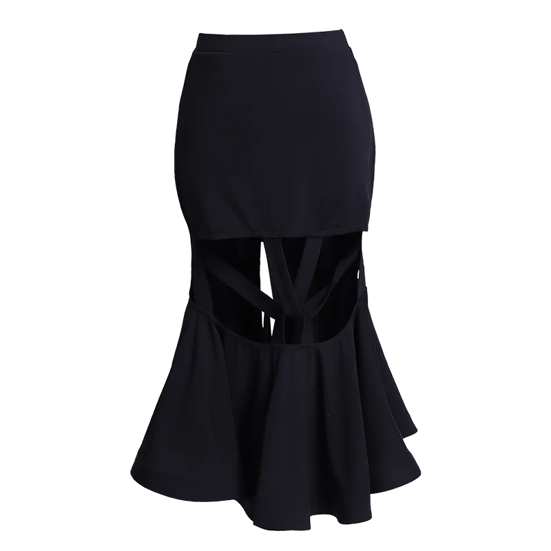 Латинская юбка для танцев женские взрослых Новое Открытое платье