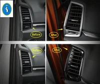 dashboard air conditioning ac outlet vent decorative frame cover trim for skoda karoq 2018 2022 accessories interior refit kit