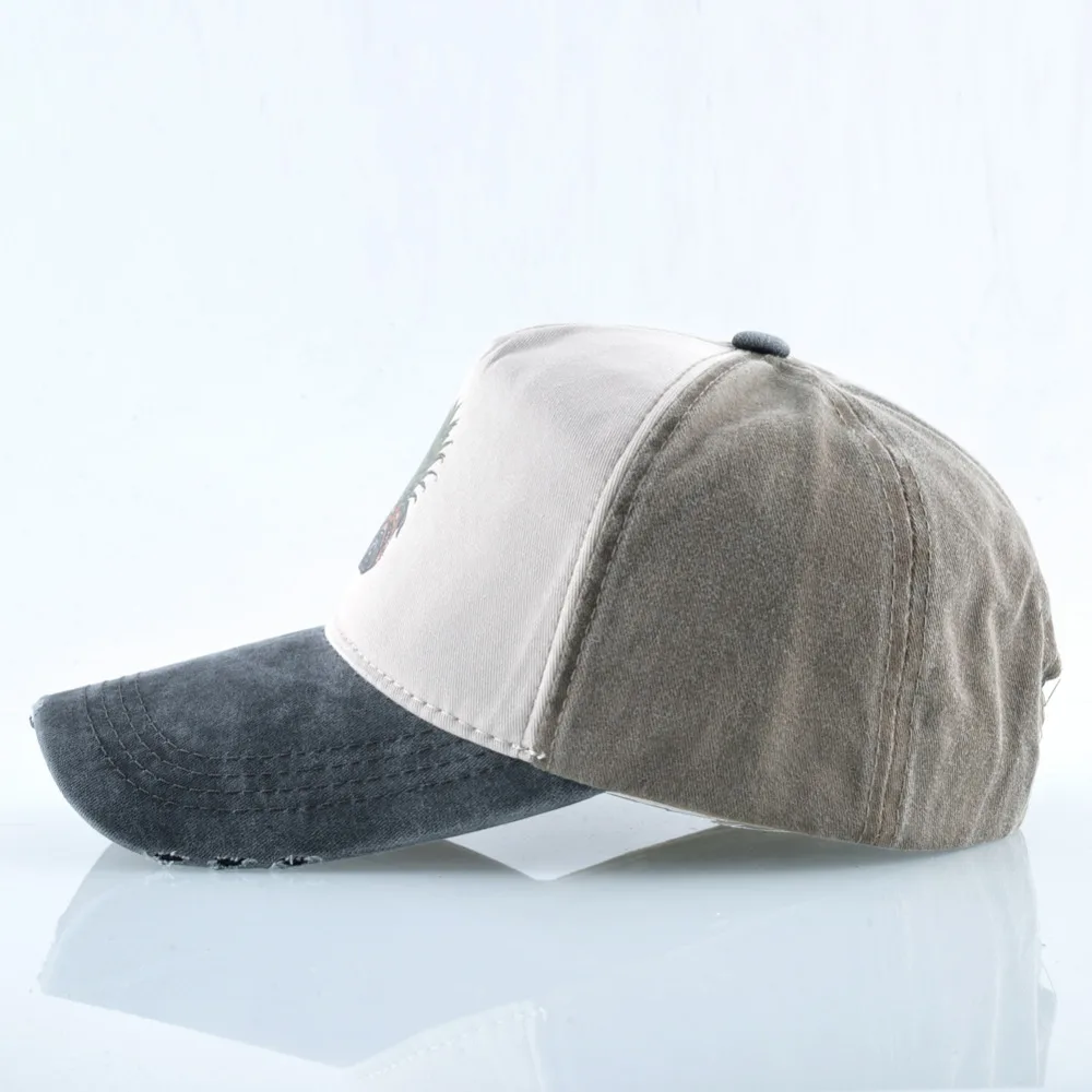 TQMSMY забавная Кепка с ананасом и головой собаки мужская бейсбольная кепка Мужская