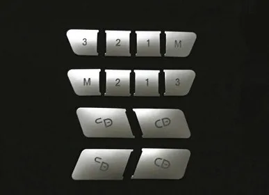 12 pcs Для Mercedes Benz A B C E GL CLA GLA CLS GLK класс W176 W246 W204 W212 W166 ABS Хромированная кнопка регулировки сиденья Крышка для стайлинга автомобилей - Название цвета: 12 pcs