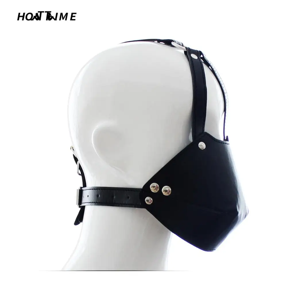 Новинка 2019 БДСМ рот затычка мягкий мяч кляп бондаж PU заклепки Ослик лицо пара