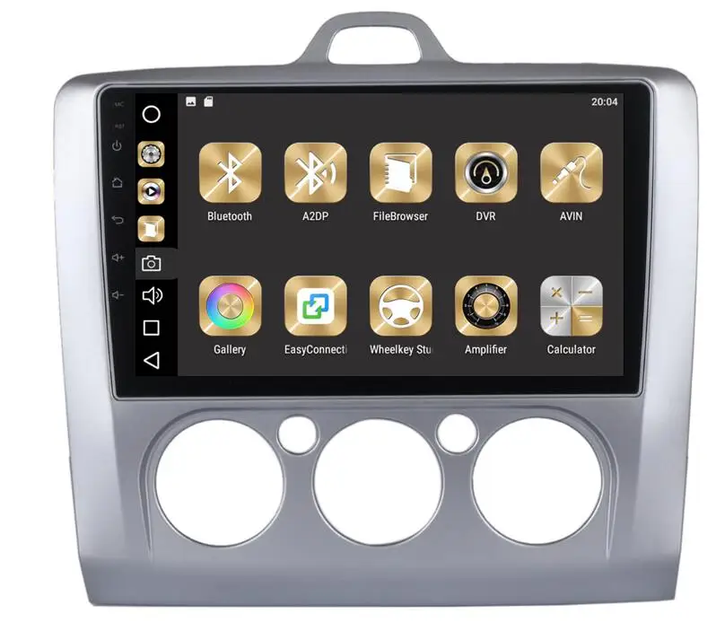 Carplay 4GB/8 GB/ Core 9 &quotAndroid 10 автомобильный dvd проигрыватель с Gps для Ford Focus 2 II Focus2 FocusII