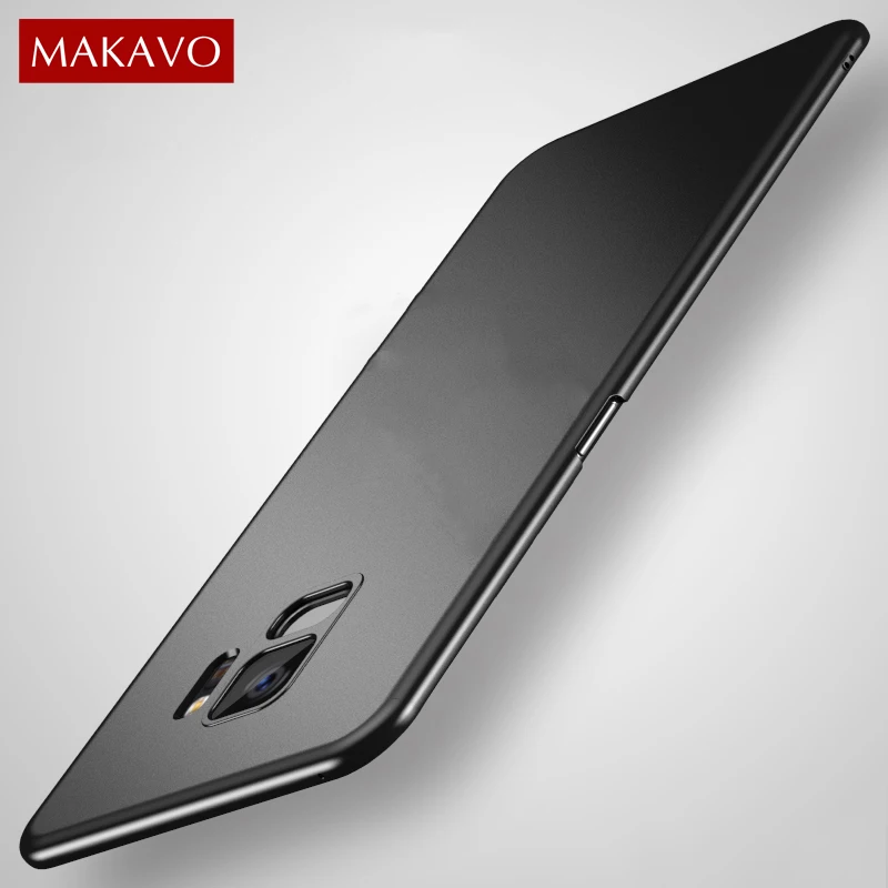 MAKAVO для Samsung Galaxy S9 Plus чехол 360 Защита Тонкая матовая жесткая задняя крышка из ПК +