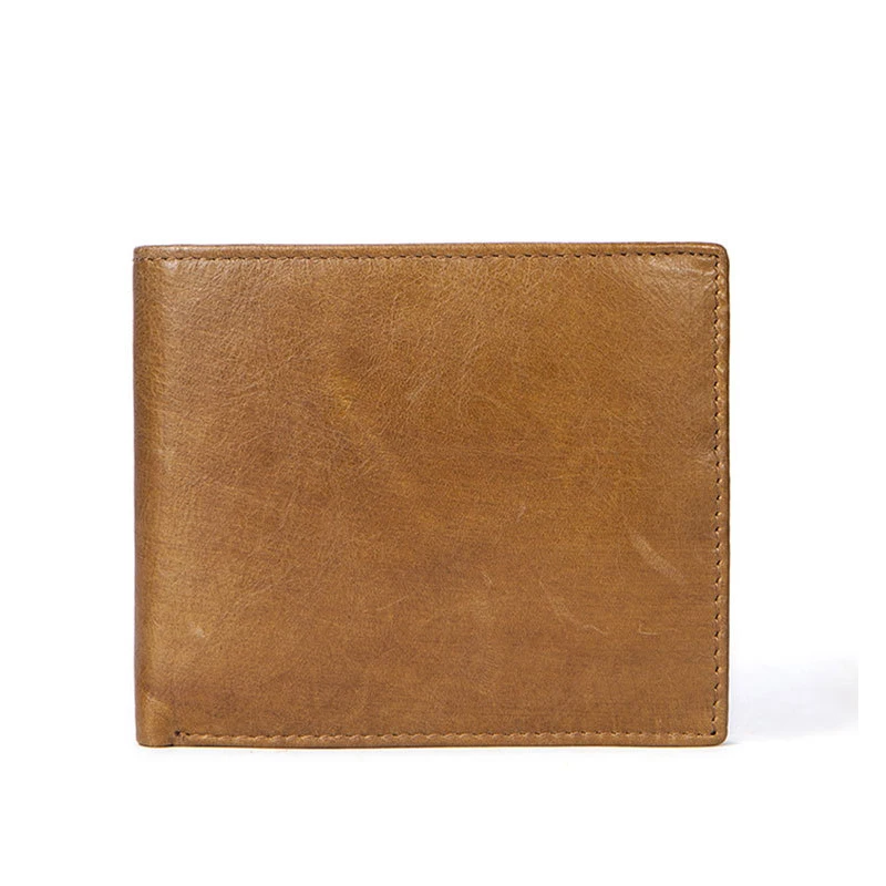 

Винтажный кошелек из натуральной кожи для мужчин, кредитница, короткий бумажник, мужской клатч ручной работы на заказ