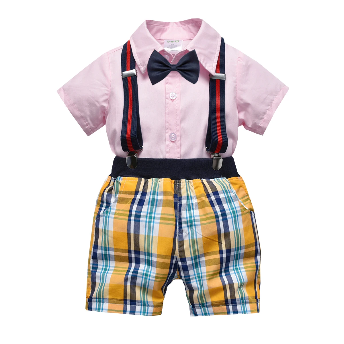 Весенне-летний деловой комплект одежды для маленьких мальчиков хлопковая одежда