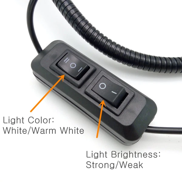 Регулируемая светодиодная настольная лампа для глаз USB-светильник компьютера