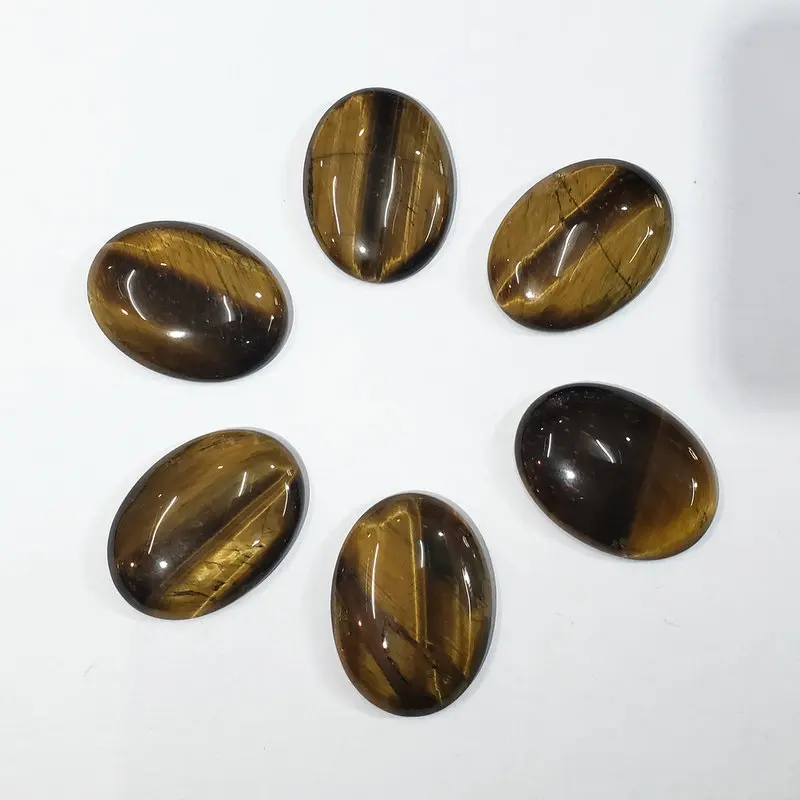 Оптовая продажа 6 шт./лот Хорошее качество Смешанные натуральные камни овальный