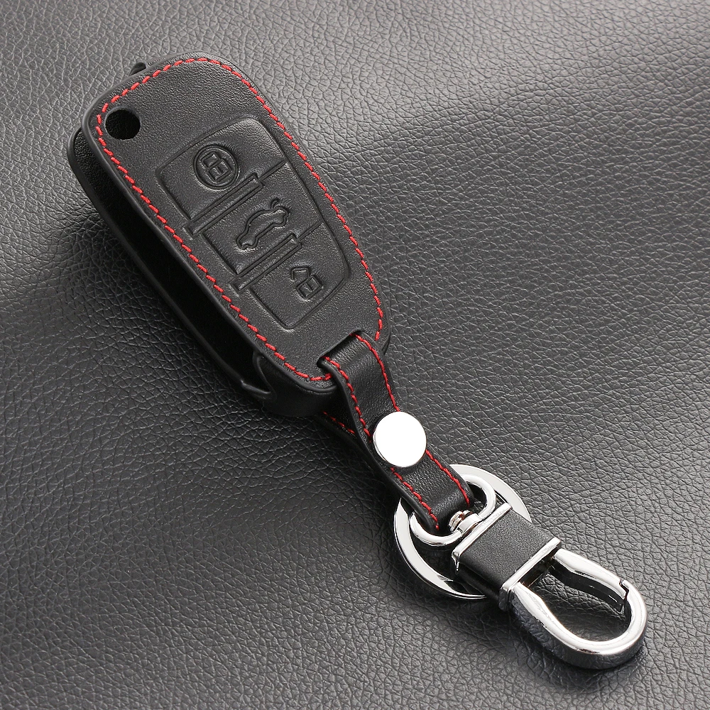 Умная сумка для ключей из натуральной кожи мужчин и женщин чехол AUDI A1 A3 A4 A5 A6 Q3 Q5 Q7