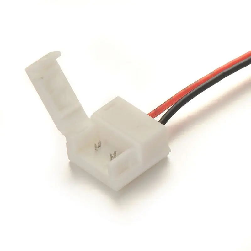 8 мм 2 контактный разъем для светодиодных лент адаптер SMD 3528 Одноцветный