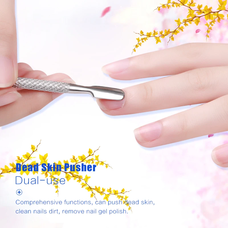 Средство для удаления кутикулы из нержавеющей стали 2 шт./лот омертвевшей кожи