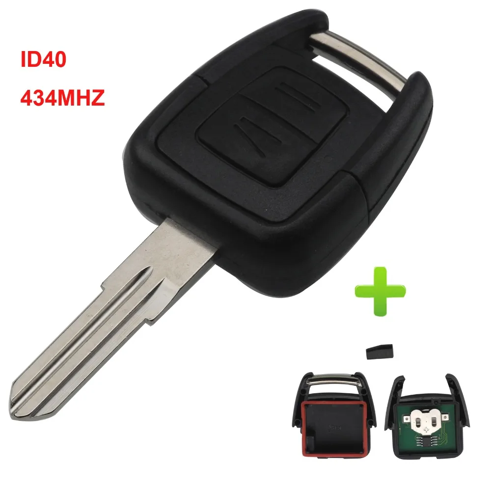 Пульт дистанционного управления jingyuqin 2B чип DELPHI ID40 для Vauxhall Opel Astra Vectra Zafira ASK 433 92