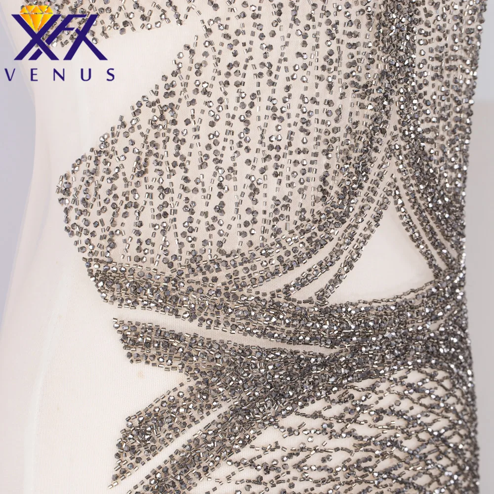 XFX VENUS 1 комплект украшение для платья ручной работы с кристаллами вышитая нашивка