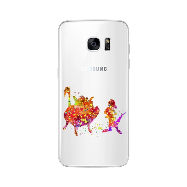Король Лев Пумба Акуна Матата Мягкий силиконовый чехол для телефона samsung Galaxy S6 S7EDGE S8 S9 S10PLUS S10Lite M10 M20