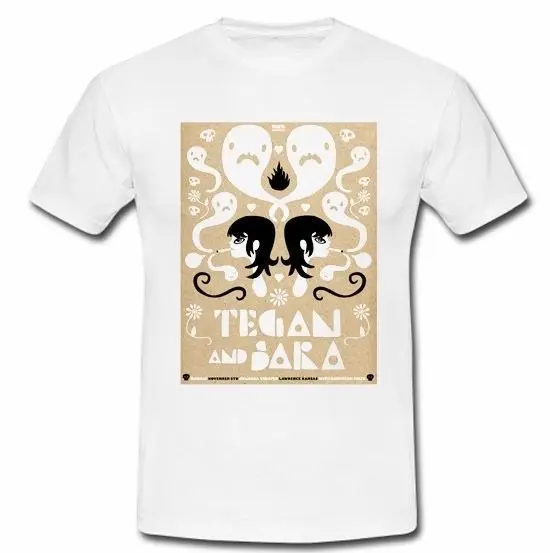 TEGAN и Сара TAD автомобиля пентер Инди пение DUO формируется футболка Размеры s m l xl 2XL