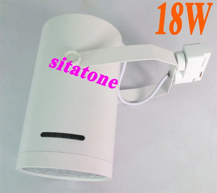 Гарантия 2 года бесплатная доставка светодиодный Трековый светильник AC85-265V 18 Вт