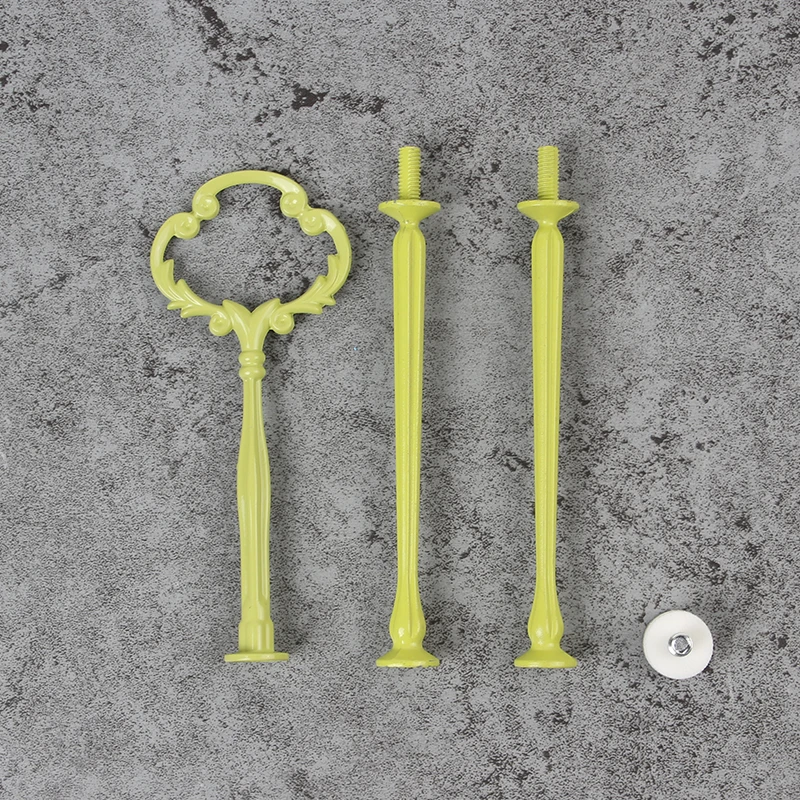 

100pcs / Lot Cake Stand Handle Fitting 3 Tier Gold Clover Centre Hardware Wedding