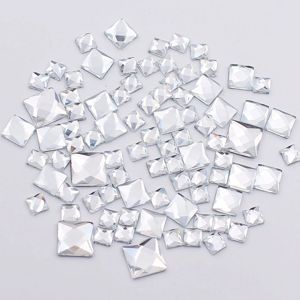 Стразы CrystalAB горячей фиксации 3 размера смешанные 150 шт./лот отделка стразами