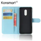 Чехол-книжка из искусственной кожи KONSMART для Redmi 5 Plus, чехол-бумажник с подставкой для Xiaomi Redmi 5 Plus, Redmi5