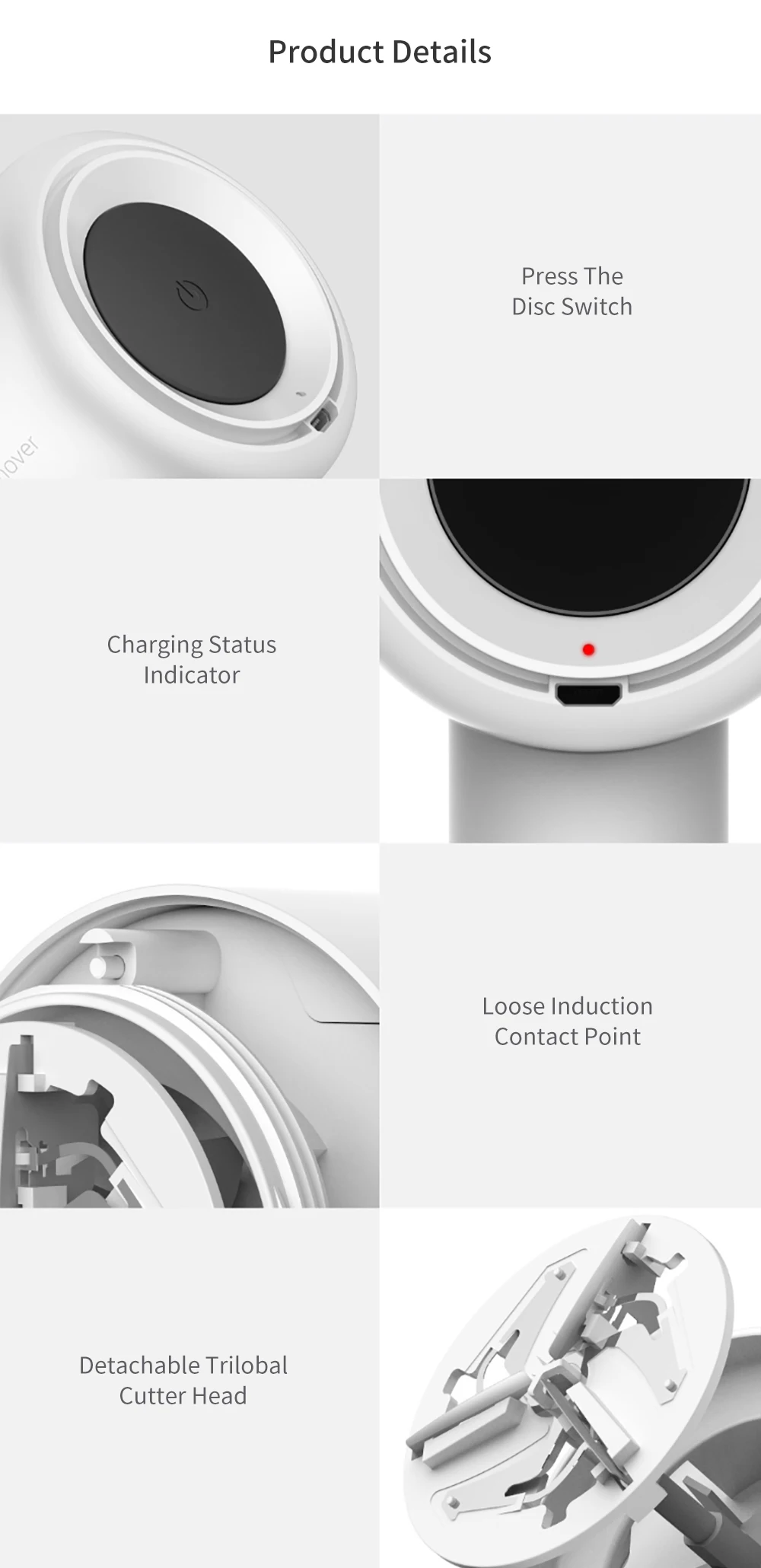 Xiaomi Mijia Deerma Одежда липкие волосы многофункциональный триммер usb зарядка быстрое удаление мяч(usb зарядка версия