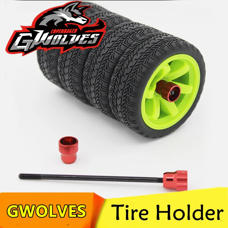 Gwolves 1/10 RC 95 мм Покрышки колеса металла шин держатель хранения сосуд для HSP осевой