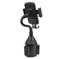 universal adjustable gooseneck cup holder cradle car mount for phone iphone lg 360 degree swivel ball head joint