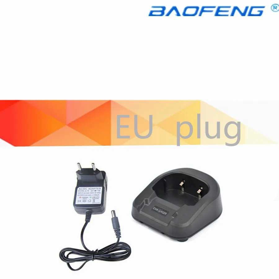 2pcs Baofeng UV-82 100-240V Battery Charger CH-8 For Walkie Talkie 89 8D UV-83HP Two Way Radio EU or US Plug | Мобильные телефоны и