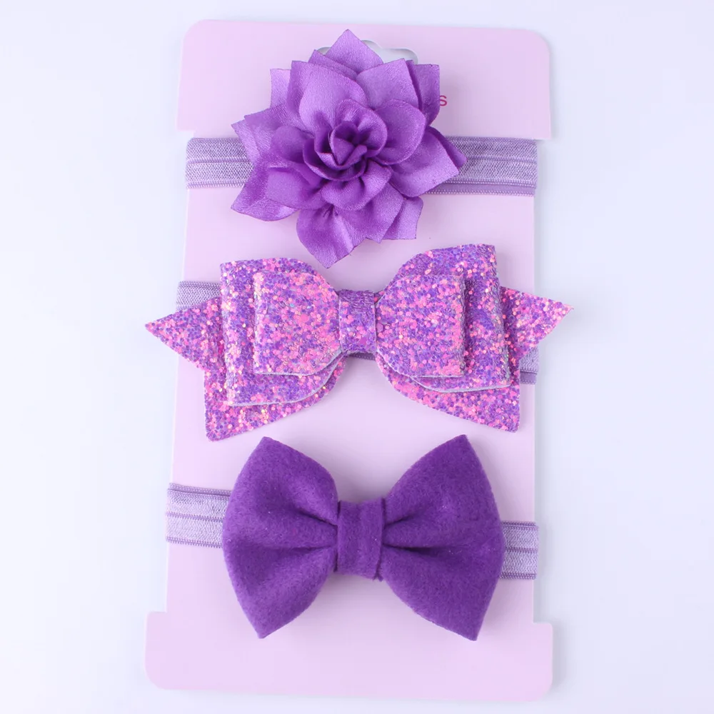 accessoriesheadwear 3 шт./компл. Симпатичные носки для маленьких девочек повязка на голову с бантом для новорожденных эластичный повязка для волос с реквизит для фотосессии, опт, подарок