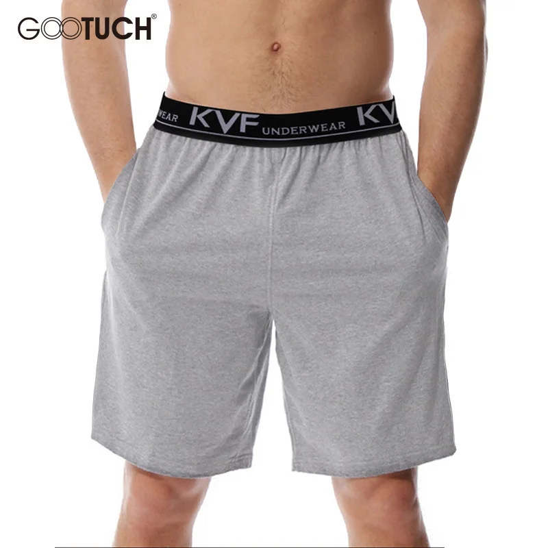Summer Sleepwear Cotton Sleep Bottoms Mens Pajama Home Lounge Pants Shorts Casual Pyjama Homme Nightwear Plus Size Sleep Boxer