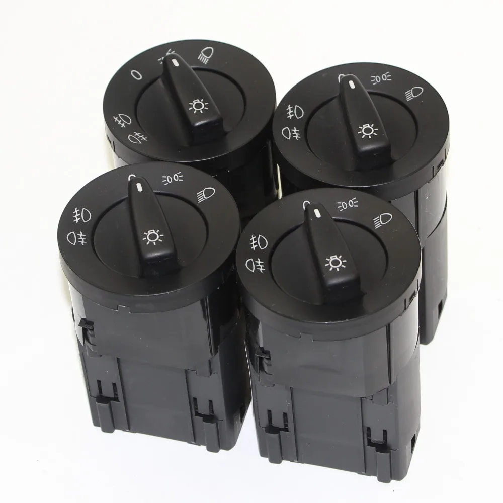 

4Pcs FOR 1C0 941 531 A 20H V10-73-0113 1C0941531 VW Golf GTI 4 MK4 Passat 3BG 3B Polo T5 Bora Sharan Headlight Fog Lights Switch