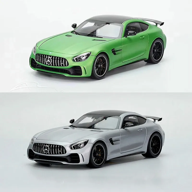 Высокая имитация 1:18 Mercedes-Benz AMG GTR литье под давлением Металлический Игрушечный Автомобиль двери автомобиля можно открыть подарки для детей игрушка для мальчика
