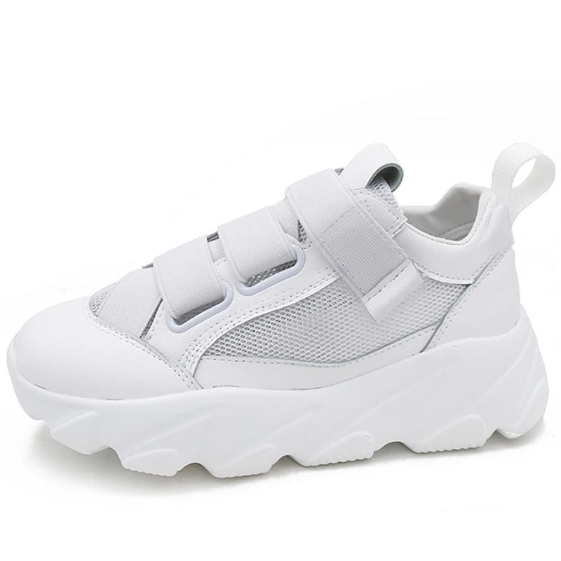 HEE GRAND/летние кроссовки женская обувь на платформе дышащая толстой мягкой подошве