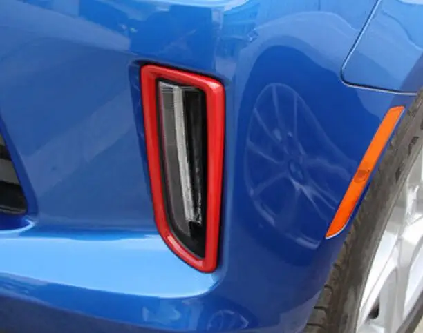 Newest Daytime Running Lights Cover Ring Bezel Outlet Exterior Trims ABS For Chevrolet Camaro 2016 Up Free Shipping | Автомобили и
