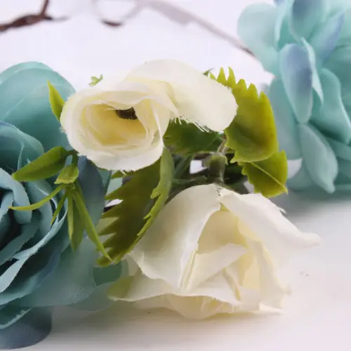 2018 Women Girls Boho Flower Floral Hairband Headband Crown Party Bride Wedding Beach | Детская одежда и обувь