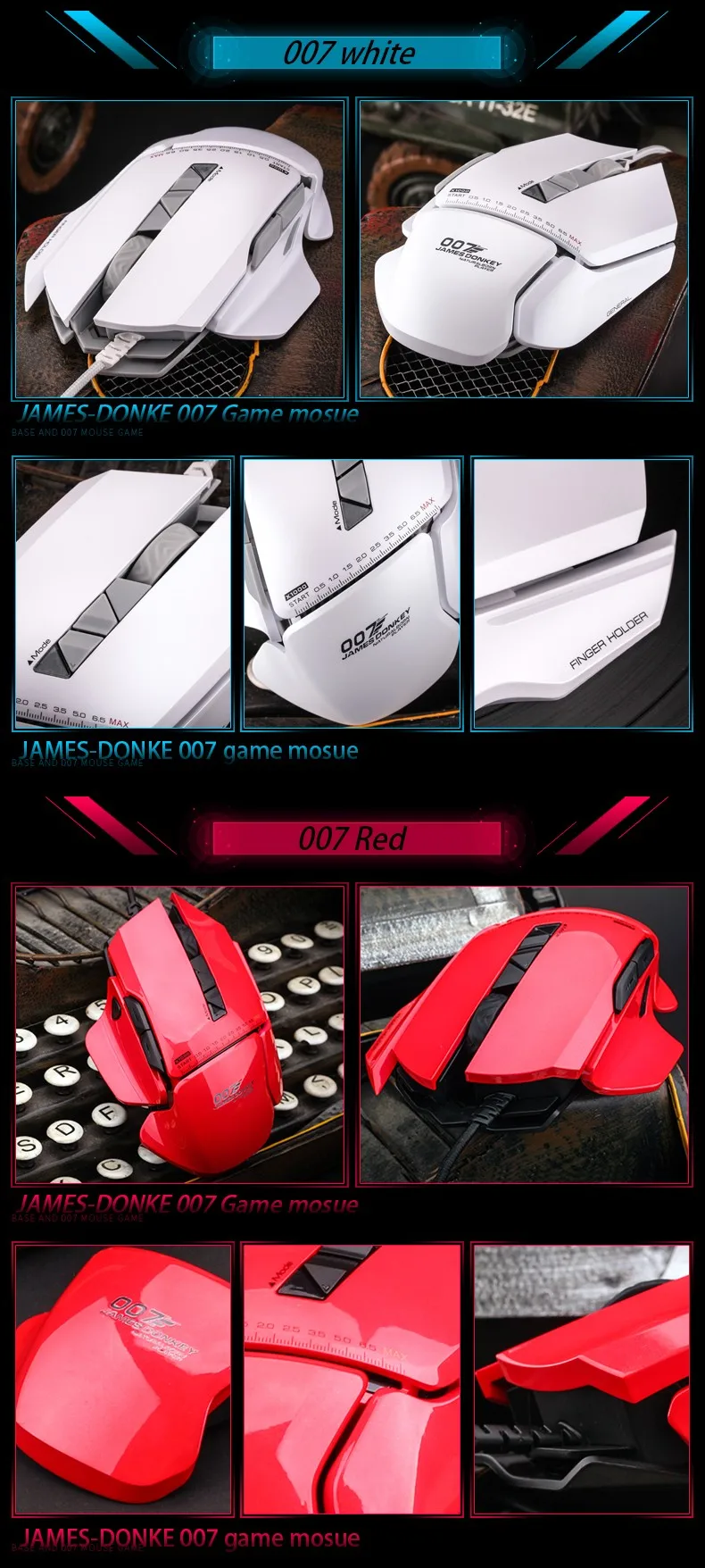Новая Профессиональная Проводная игровая мышь USB2.0 8 кнопок 8200 dpi лазерная USB Проводная компьютерная мышь геймерская большая мышь