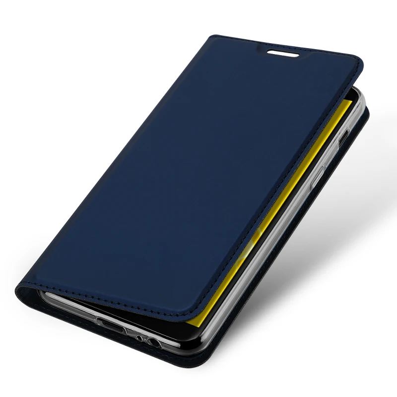 For Samsung Galaxy J6 2018 Wallet Cover DUX DUCIS Coque J4 Leather Flip Case Smasung Plus Phone Cases | Мобильные телефоны и