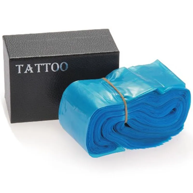 Пластиковые чехлы для тату с зажимом 100 шт. одноразовые тату-машины аксессуары