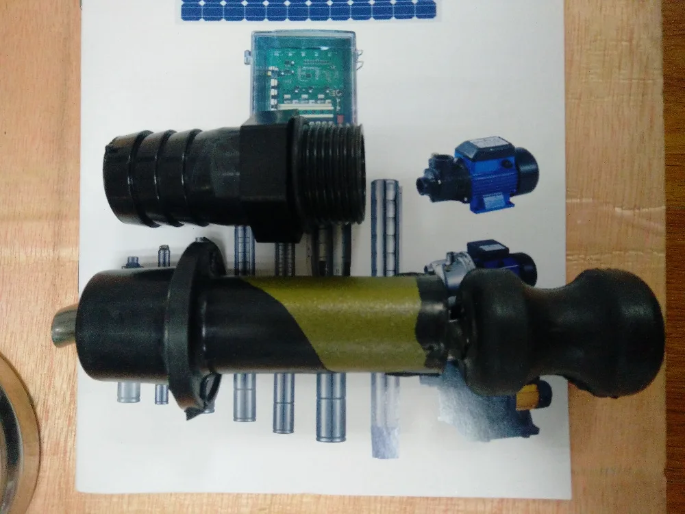 Солнечный погружной насос 3FLS1.3/50 D24/140C водяной на солнечной батарее с 2 лошадками 48